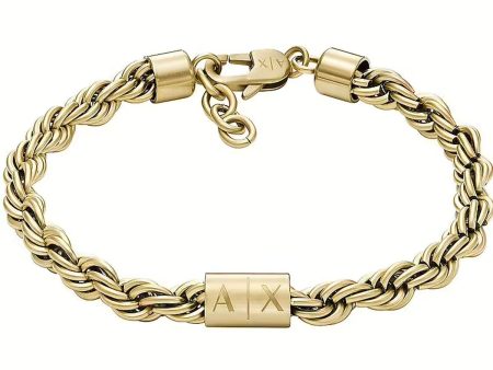 Men s Bracelet Armani Exchange AXG0124710 Stainless steel For Sale