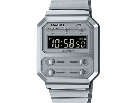 Men s Watch Casio A100WE-7BEF (Ø 33 mm) Online Sale