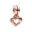 Woman s charm link Pandora LINKED SISTER HEARTS Online Sale