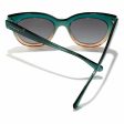 Ladies Sunglasses Audrey Hawkers Green Golden Fashion