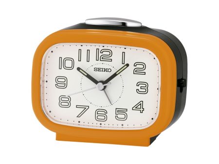 Alarm Clock Seiko QHK060E Orange Online Sale