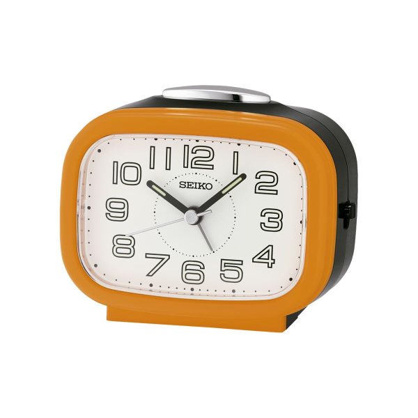 Alarm Clock Seiko QHK060E Orange Online Sale