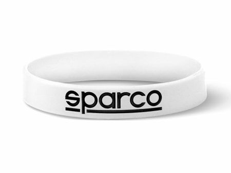 Men s Bracelet Sparco S099093BI10 Silicone 9 cm White (One size) (10 Units) Discount