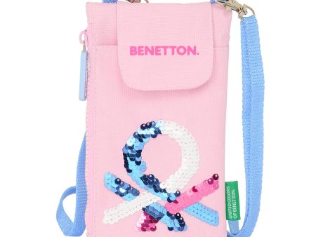 Purse Benetton Pink Mobile Bag Pink For Cheap