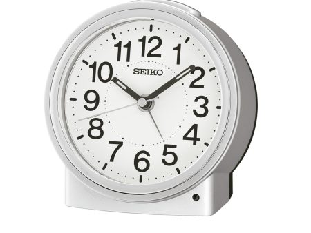 Alarm Clock Seiko QHE199S Silver on Sale