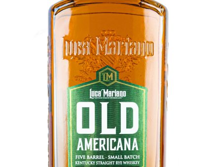 Luca Mariano Old Americana Small Batch Rye Online Hot Sale