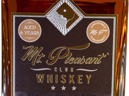 Mt. Pleasant Club Whiskey Rosemount Rum Barrel Rye Whiskey For Sale