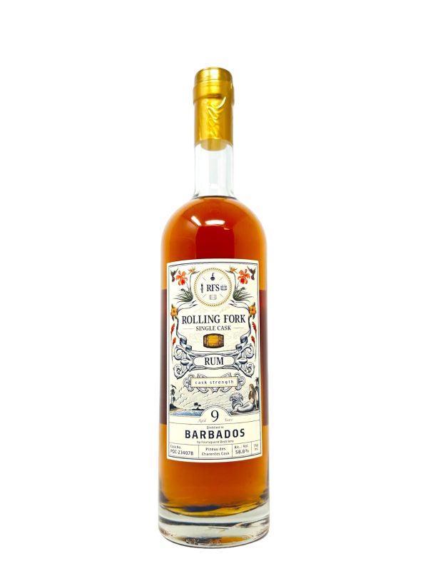 Rolling Fork Spirits 9-Year Barbados Rum Finished in Pineau des Charentes 58.8% #PDC-234078 - Selected by Seelbach s For Sale