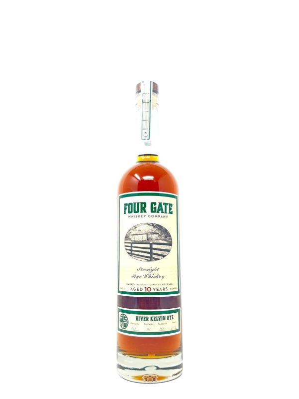 Four Gate Whiskey Co. 10-Year  River Kelvin Rye  Straight Rye Whiskey For Sale