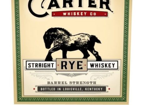 Old Carter Small Batch Straight Rye Batch 12 116 proof Cheap