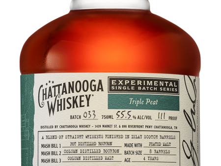 Chattanooga Whiskey Experimental Batch 033: Triple Peat Online Hot Sale